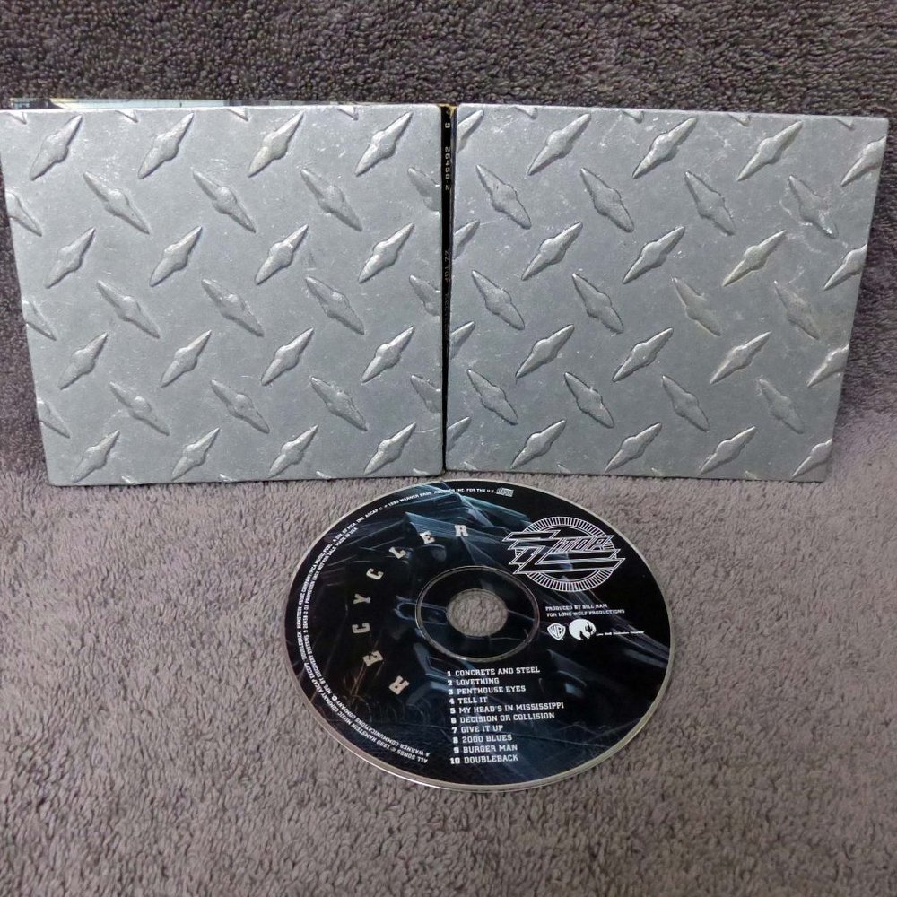 ZZ Top Recycler Limited Edition Promo Steel Metal Cover Digipak CD 1990 926458-2